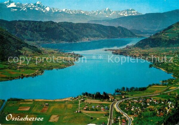 Ossiachersee Fliegeraufnahme