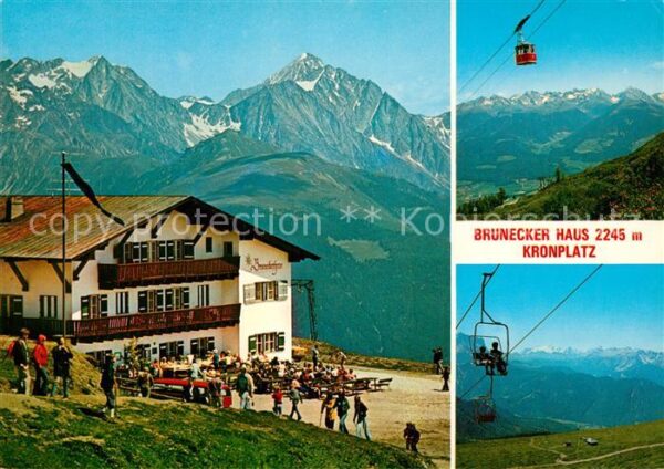 Bruneck Brunecker Haus Kronplatz Sesselbahn Luf