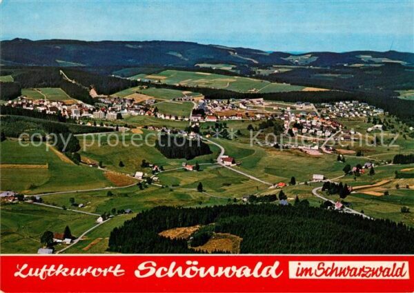 Schoenwald Schwarzwald Fliegeraufnahme