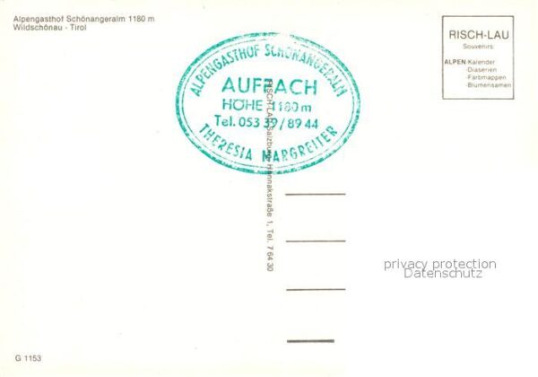 Wildschoenau Tirol Alpengasthof Schönangeralm – Bild 2