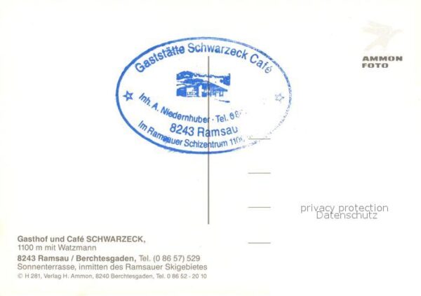 Ramsau Berchtesgaden Gaststätte Schwarzeck Hochkalter Watzma – Bild 2