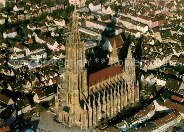 Ulm Donau Fliegeraufnahme Münster