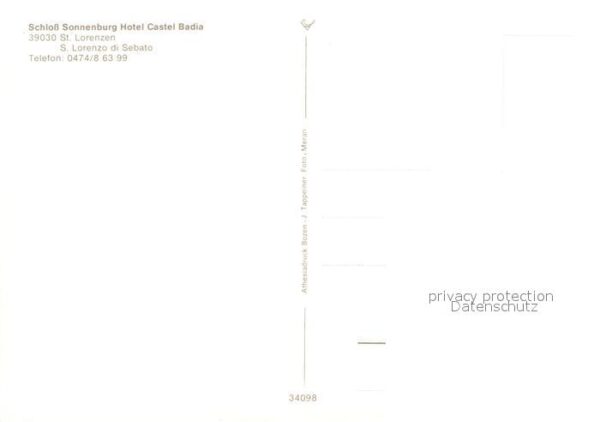 St Lorenzen Suedtirol Schloss Sonnenburg Hotel Castel Badia – Bild 2