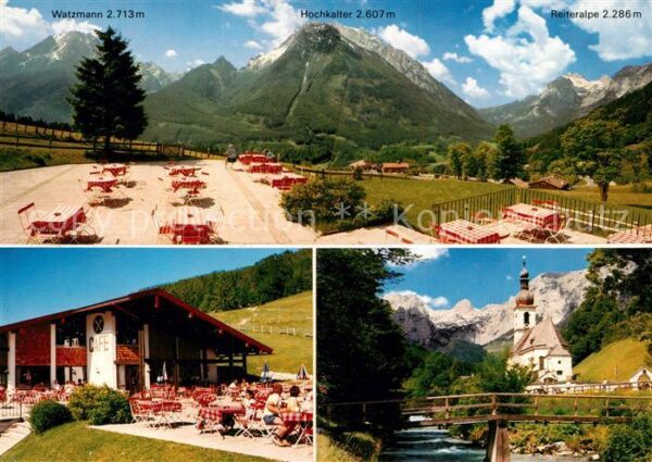Ramsau Berchtesgaden Gasthof Schwarzeck Watzmann Hochkalter