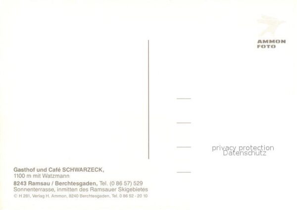 Ramsau Berchtesgaden Gasthof Schwarzeck Watzmann Hochkalter – Bild 2