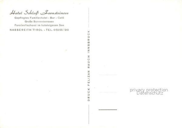 Nassereith Hotel Schloss Fernsteinsee – Bild 2