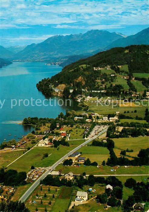 Doebriach Millstaettersee Fliegeraufnahme