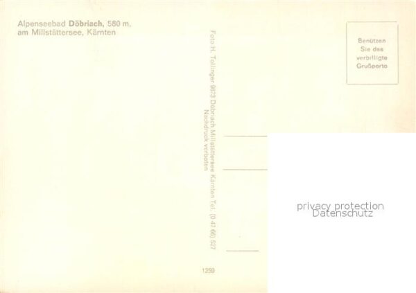 Doebriach Millstaettersee Fliegeraufnahme – Bild 2