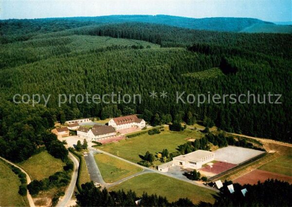 Hachen Sauerland Fliegeraufnahme Jugendbildungsstätte