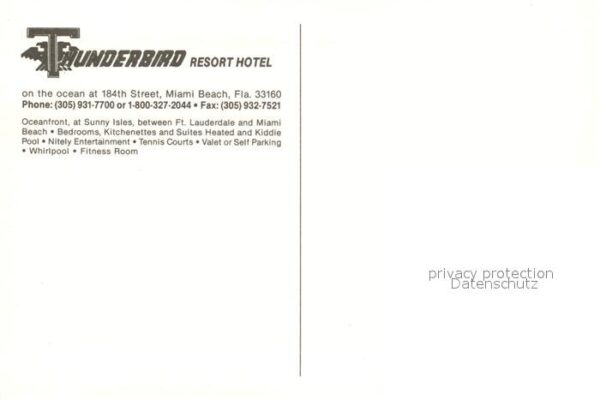 Miami Beach Thunderbird Resort Hotel – Bild 2