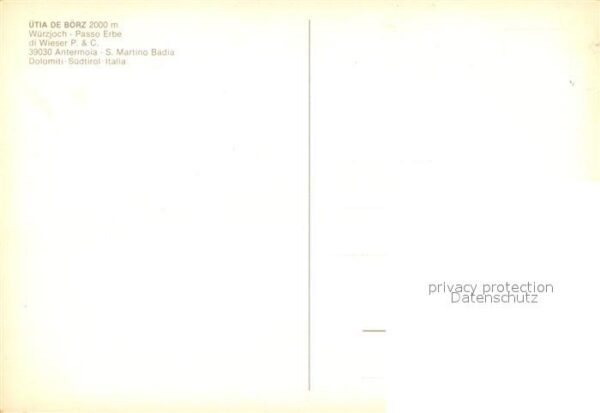 Antermoia Ütia de Börz Würzjoch Passo Erbe – Bild 2