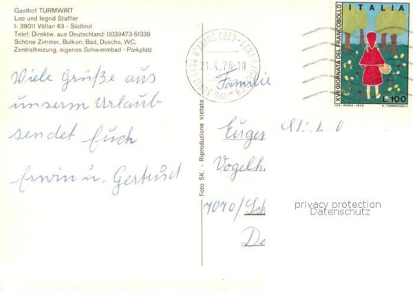 Voellan Lana Gasthof Turmwirt – Bild 2