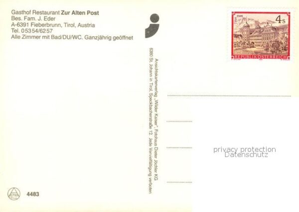 Fieberbrunn Tirol Gasthof zur Alten Post – Bild 2