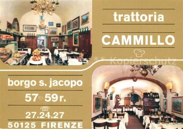 Firenze Florenz Trattoria Cammillo