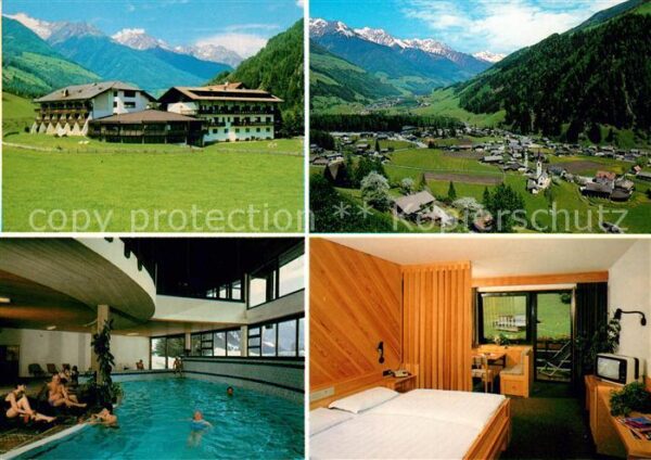 Ahrntal Suedtirol Hotel Schwarzenstein Panorama Hallenbad