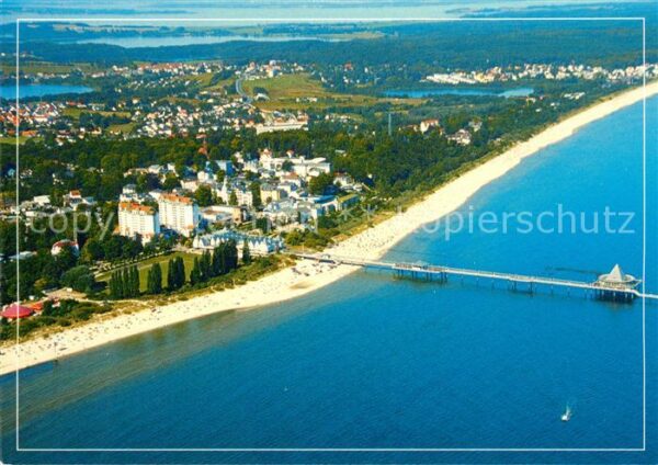 Heringsdorf Ostseebad Usedom Fliegeraufnahme Seebrücke