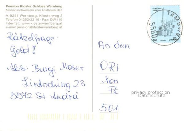 Wernberg Kaernten Kloster Pension Schloss – Bild 2