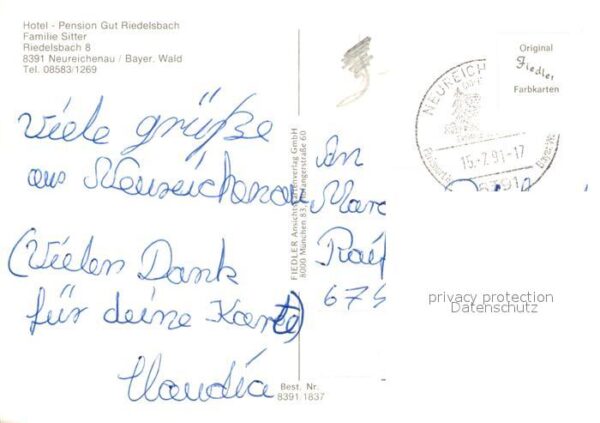 Neureichenau Hotel Pension Gut Riedelsbach Wildpark – Bild 2