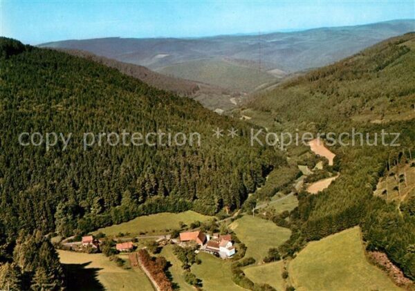 Waldkatzenbach Mühle im oberen Höllgrund Fliegeraufnah