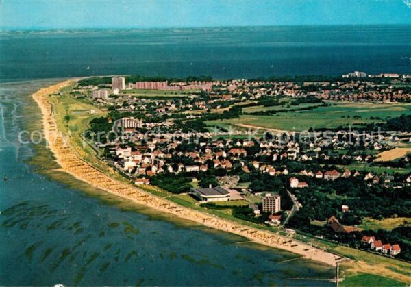 Cuxhaven Nordseebad Fliegeraufnahme Duhnen Döse Grammershör