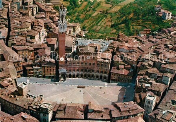 Siena Fliegeraufnahme Palazzo Pubblica