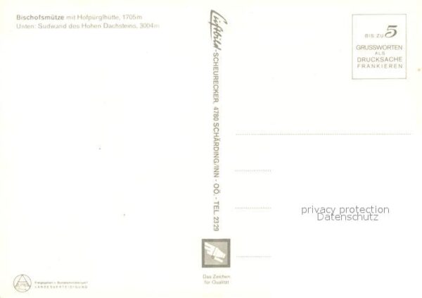 Bischofsmuetze Hofpürglhütte Hoher Dachstein – Bild 2