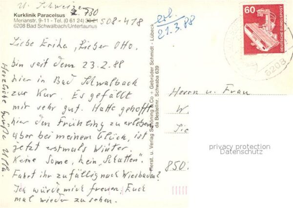 Bad Schwalbach Kurklinik Paracelsus – Bild 2