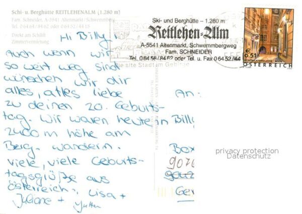 Altenmarkt Pongau Reitlehen Alm  Ski Berghütte – Bild 2