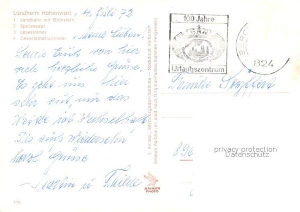 Hohenwart Paar Landheim Grünstein Speisesaal Lesezimme – Bild 2