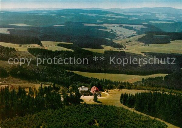 Furtwangen Fliegeraufnahme Berggasthof zum Brendtu