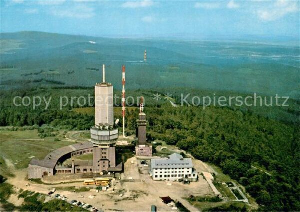 Grosser Feldberg Taunus Fliegeraufnahme Fernmelde Fernseh UKW S