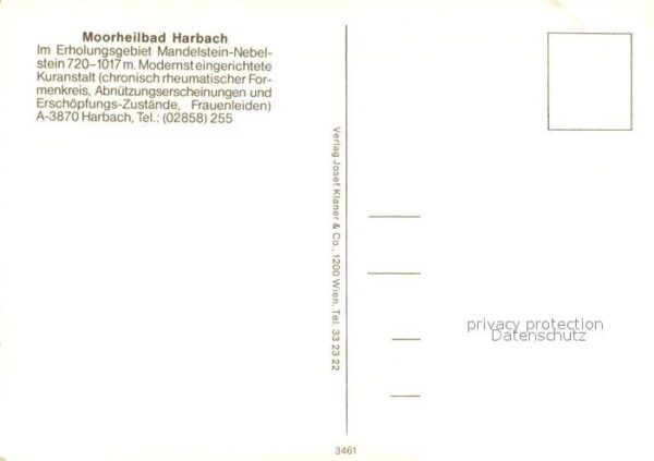 Harbach Moorheilbad Panorama Sanatorium – Bild 2