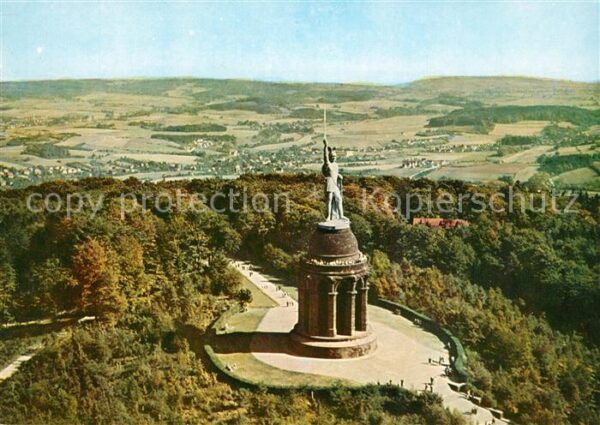 Hermannsdenkmal Fliegeraufnahme