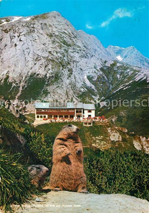 Berchtesgaden Jenner Berggaststätte Hohes Brett