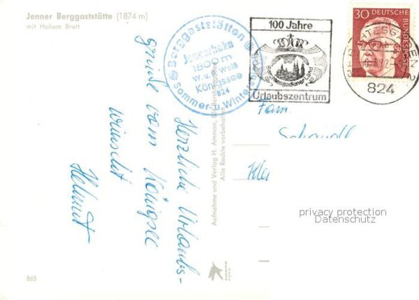 Berchtesgaden Jenner Berggaststätte Hohes Brett – Bild 2
