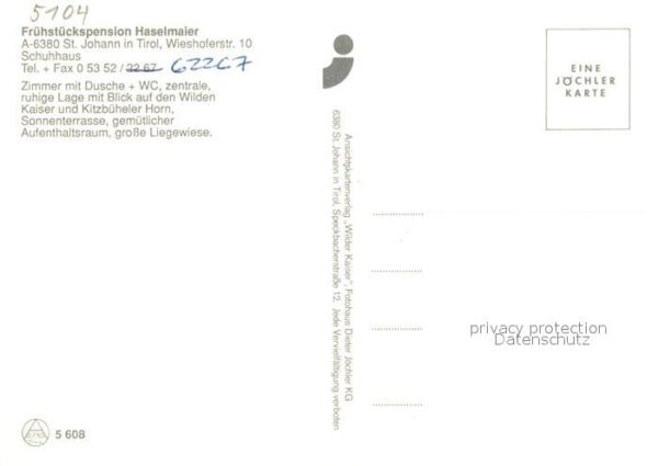St Johann Tirol Pension Haselmaier Kaisergebirge – Bild 2