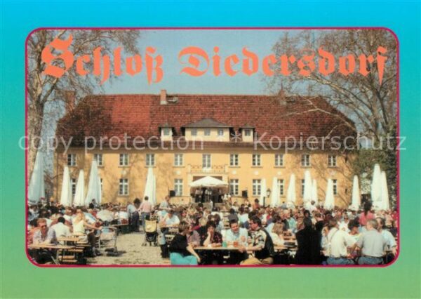 Diedersdorf Zossen Schloss Gartenrestaurant