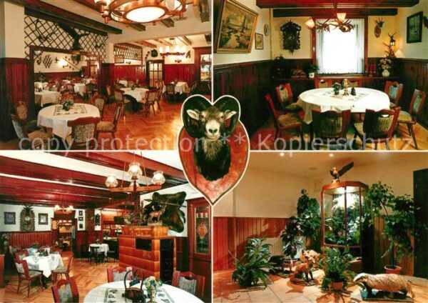 Oberjuenne Gasthaus Heidekrug Restaurant Jagdtroph