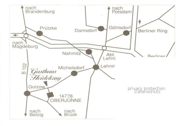 Oberjuenne Gasthaus Heidekrug Restaurant Jagdtroph – Bild 2