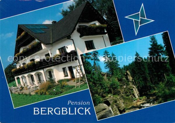 Marienberg Erzgebirge Pension Bergblick Felsen