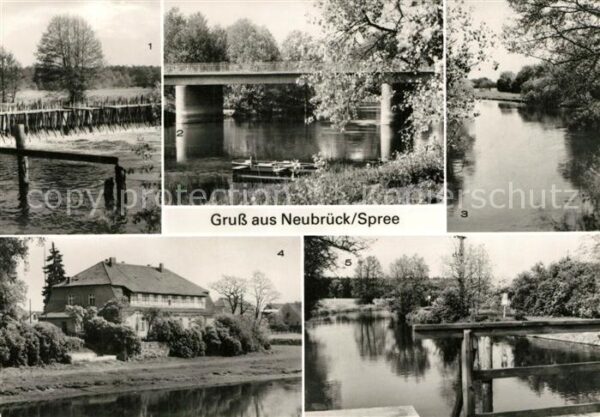 Neubrueck Spree Wehr Spreebrücke Rat der Gemeinde Kanal