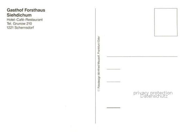 Schernsdorf Gasthof Forsthaus Siehdichum Restaurant – Bild 2