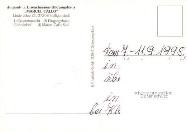 Heiligenstadt Eichsfeld Jugend- und Erwachsenen Bildungshaus Ma – Bild 2