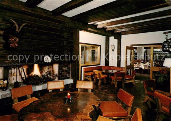 Bad Kleinkirchheim Kaernten Trattler Hof Kaminzimmer Restaurant
