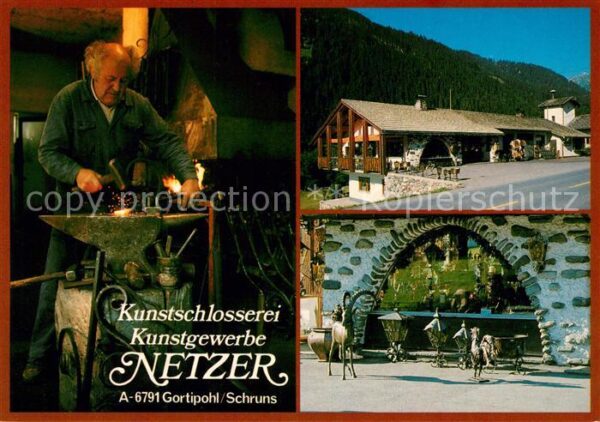 Gortipohl St Gallenkirch Vorarlberg Kunstschlosserei Kunstgewerbe Netzer Ha
