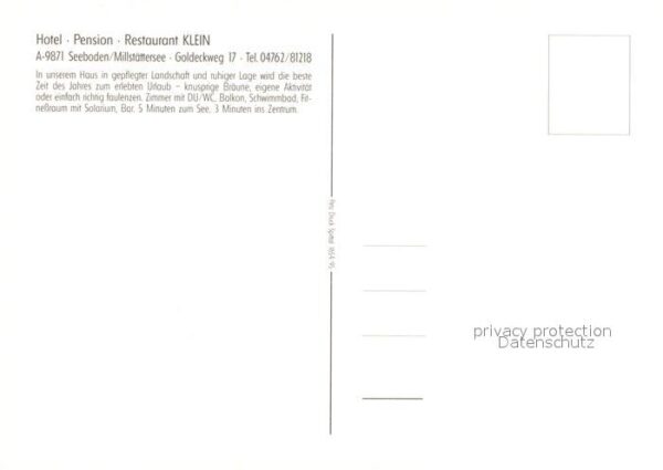 Seeboden Millstaettersee Hotel Pension Klein Landschaftspanorama – Bild 2