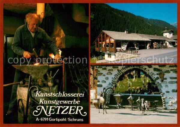 Gortipohl St Gallenkirch Vorarlberg Kunstschlosserei Kunstgewerbe Netzer Ha