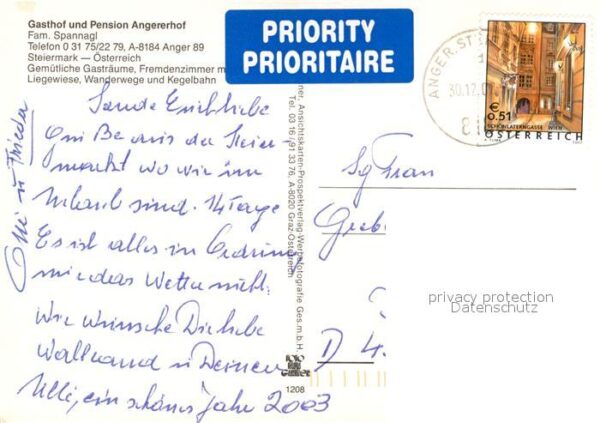 Anger Steiermark Gasthof Pension Angererhof Baumblüte Or – Bild 2