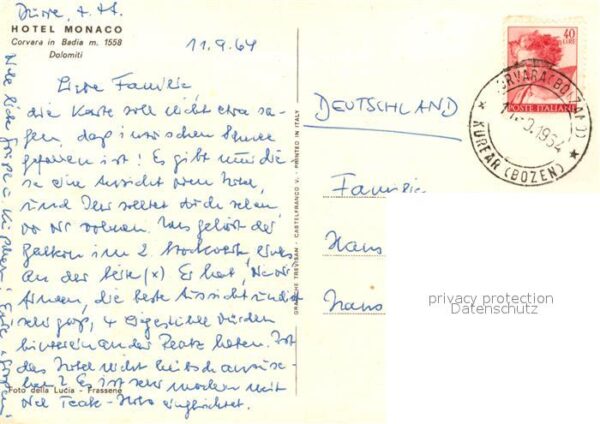 Corvara Pustertal Suedtirol Hotel Monaco Dolomiten – Bild 2