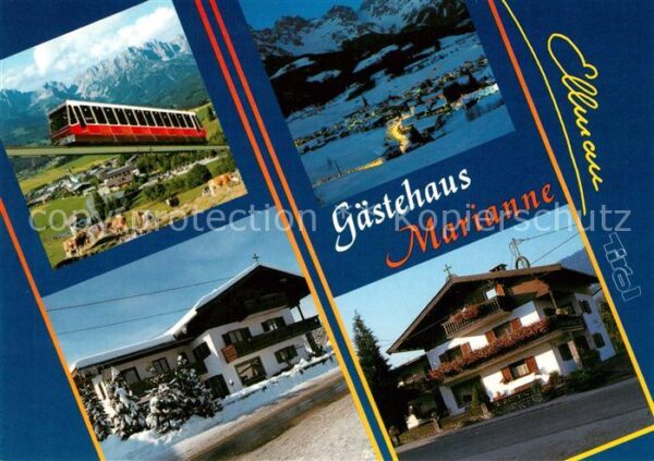 Ellmau Tirol Gästehaus Marianne Bergbahn Alpenpanora